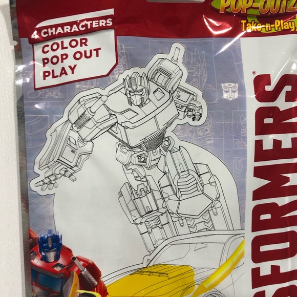 Transformers Color and Play Activity Set - Picture 2 of 7